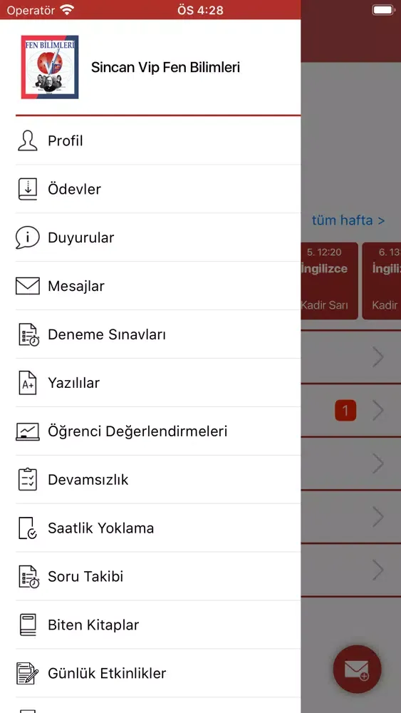Sincan Vip Fen Bilimleri应用截图