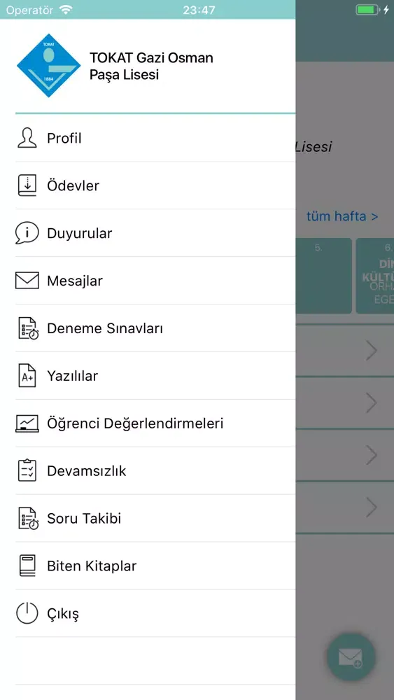 Gazi Osman Paşa Lisesi应用截图