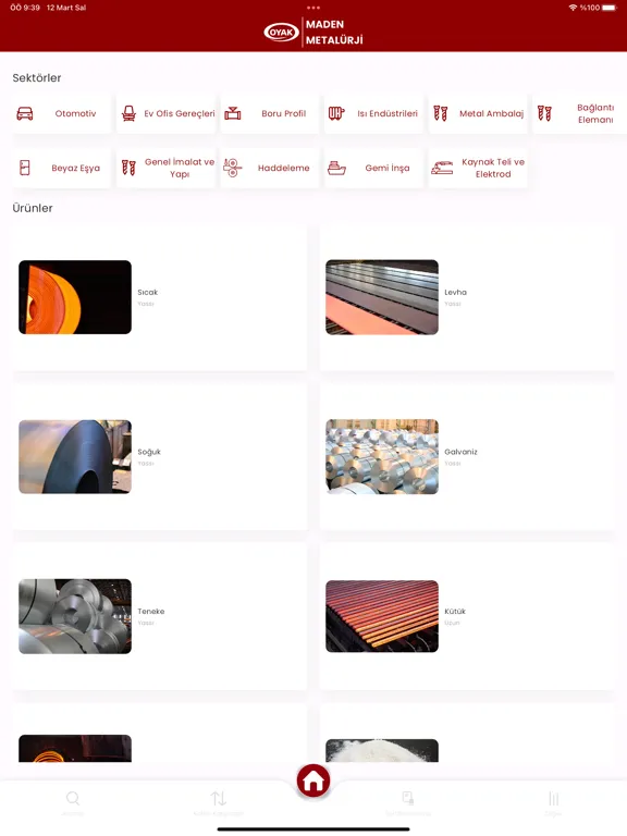 Zrzuty ekranu Oyak Maden Metalurji iPad 