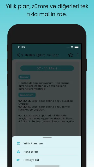 Captures d'écran de Öğretmen Evrak
