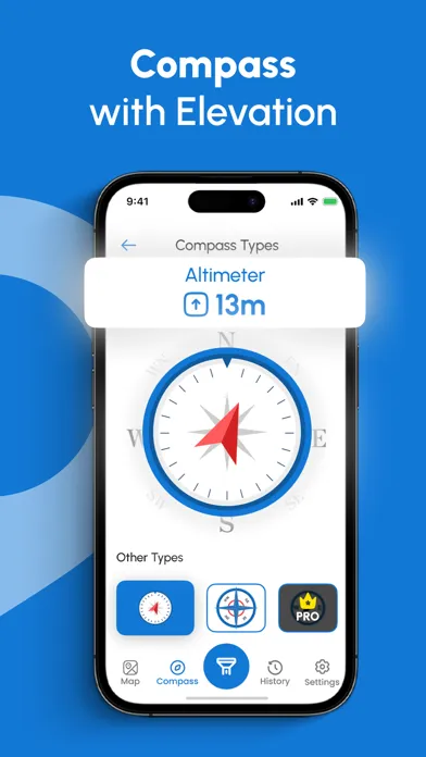 Altimeter : Barometer & GPS 스크린샷