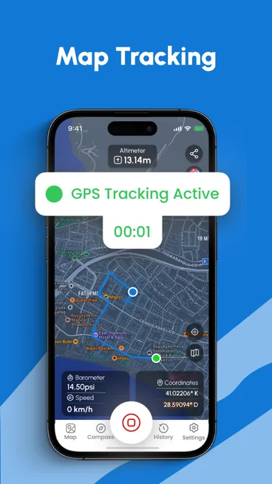 Altimeter : Barometer & GPS 스크린샷