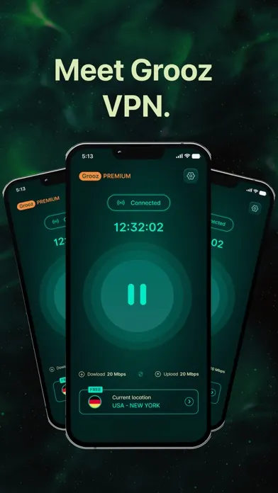 Capturas de pantalla de Grooz VPN - Fast & Secure WiFi