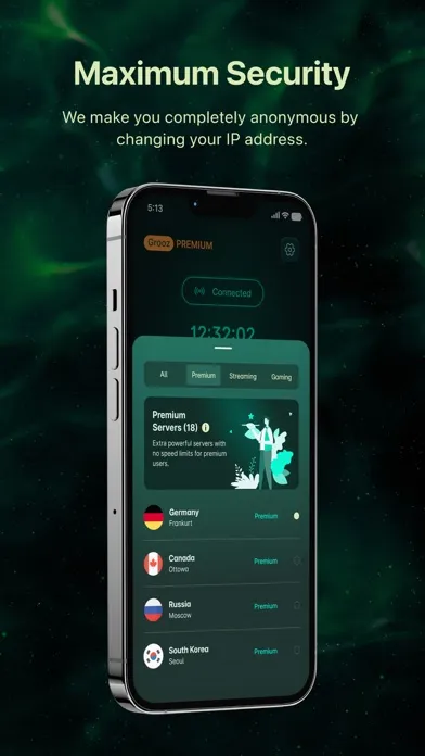 Capturas de pantalla de Grooz VPN - Fast & Secure WiFi