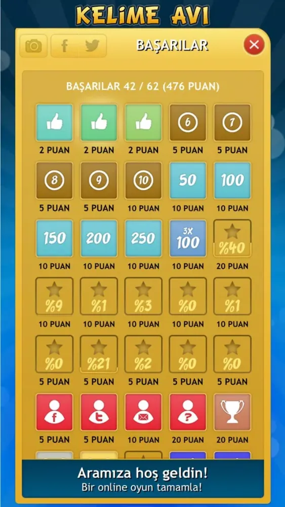 Screenshot di Kelime Avı