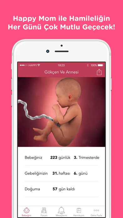 Capturas de pantalla de Happy Mom • Hamilelik Takibi