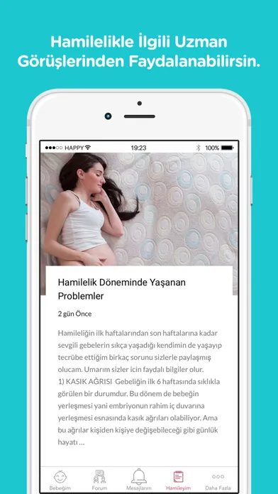 Capturas de pantalla de Happy Mom • Hamilelik Takibi