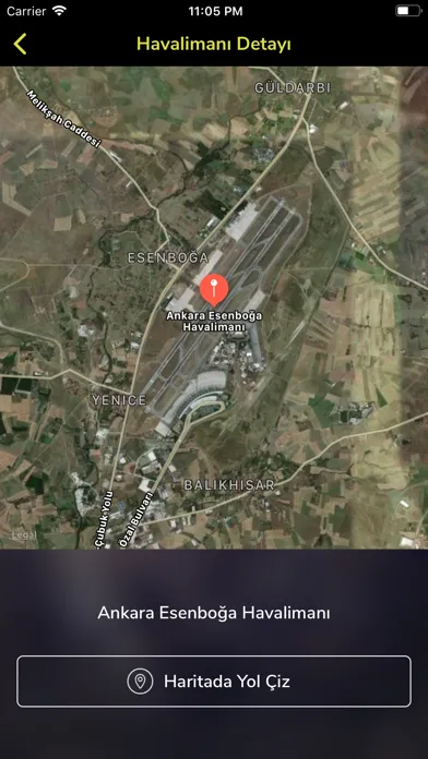 Capturas de tela do HavaLimanı