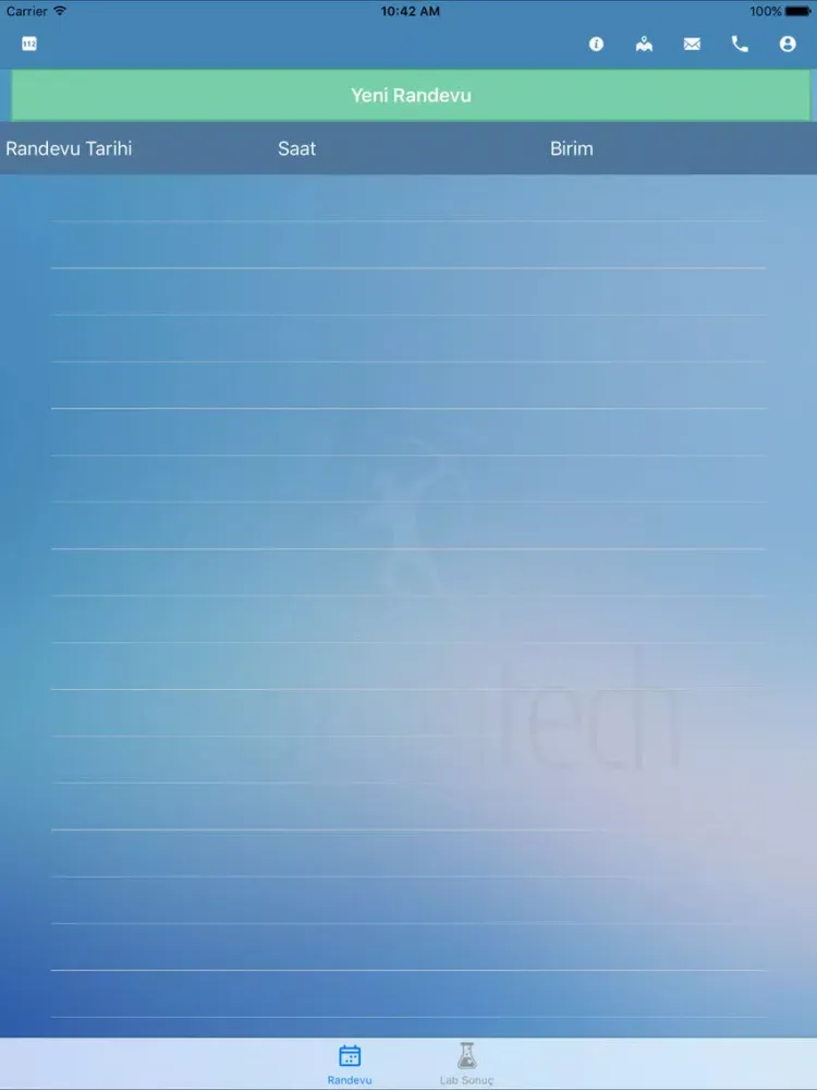 Captures d'écran de Namık Kemal Üni. Uyg. ve Araş. Hastanesi iPad 