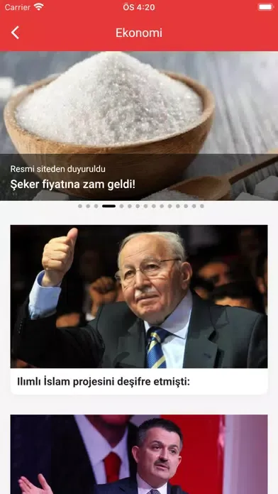 Captures d'écran de Milli Gazete Haberler