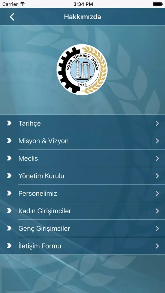 Screenshot di Söke Ticaret Odası