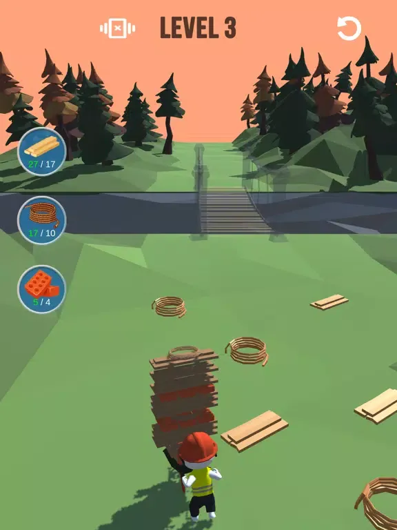Wheelbarrow Race 3D iPad  スクリーンショット