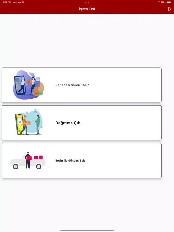 MTN Kurye iPad  স্ক্রিনশট
