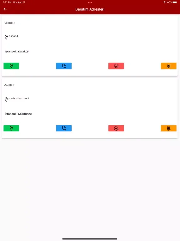 MTN Kurye iPad  স্ক্রিনশট