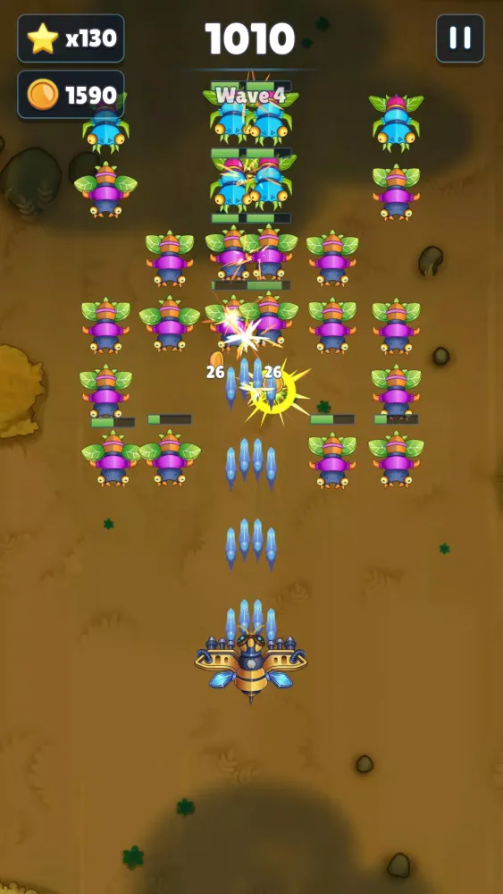 Скриншоты ZomBees Rush