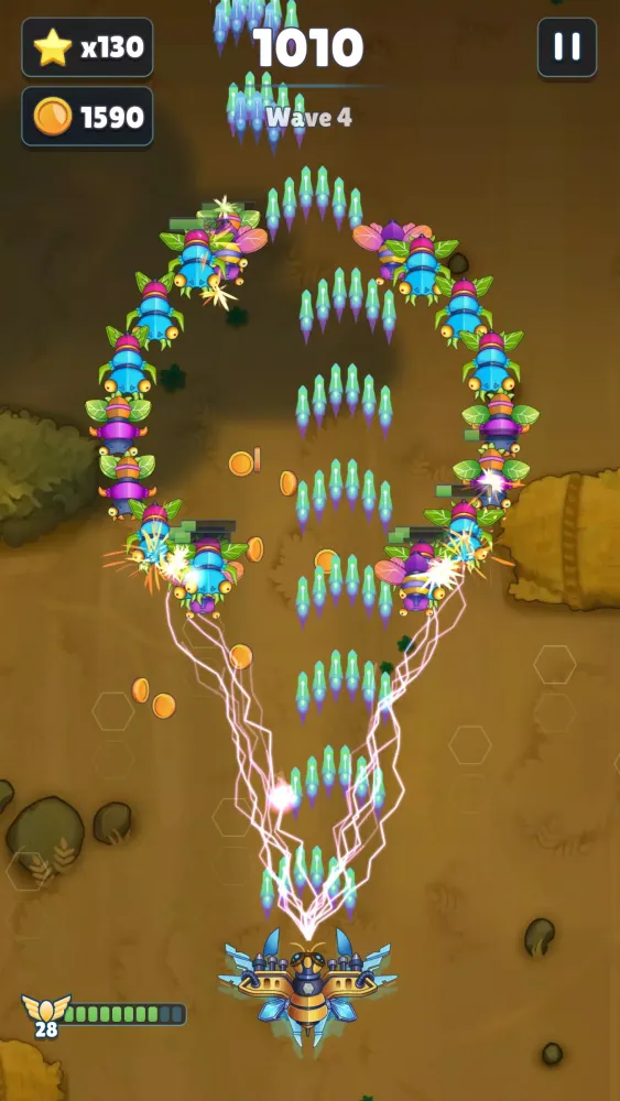 Скриншоты ZomBees Rush