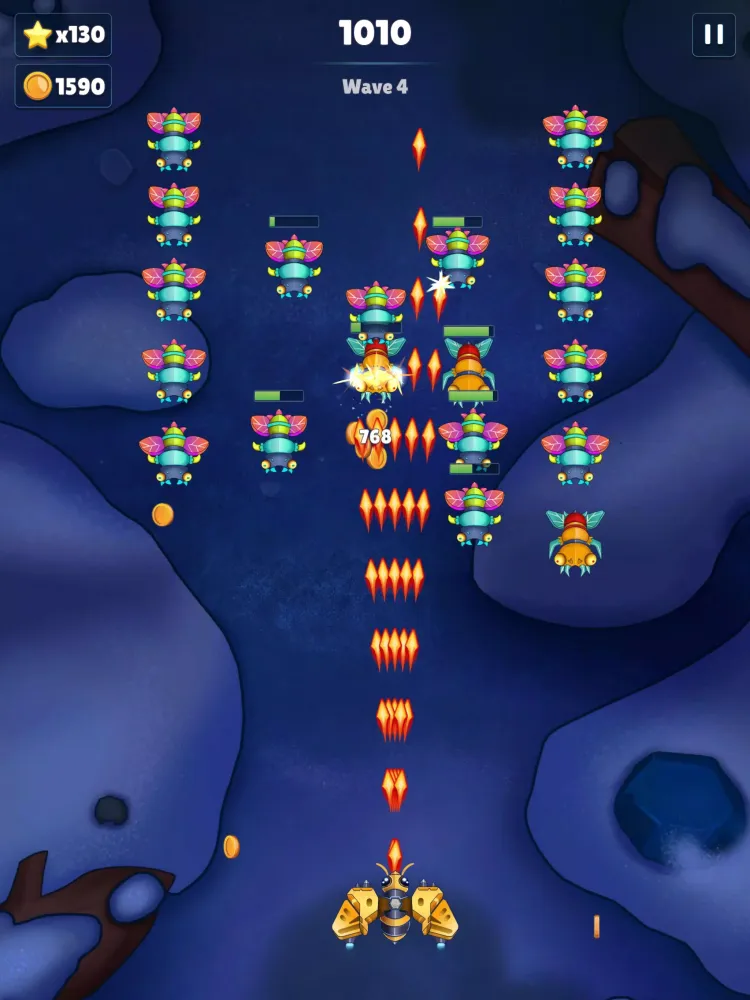 Скриншоты ZomBees Rush