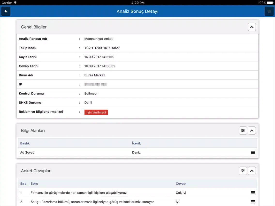 RC Analiz.V1 iPad 应用截图