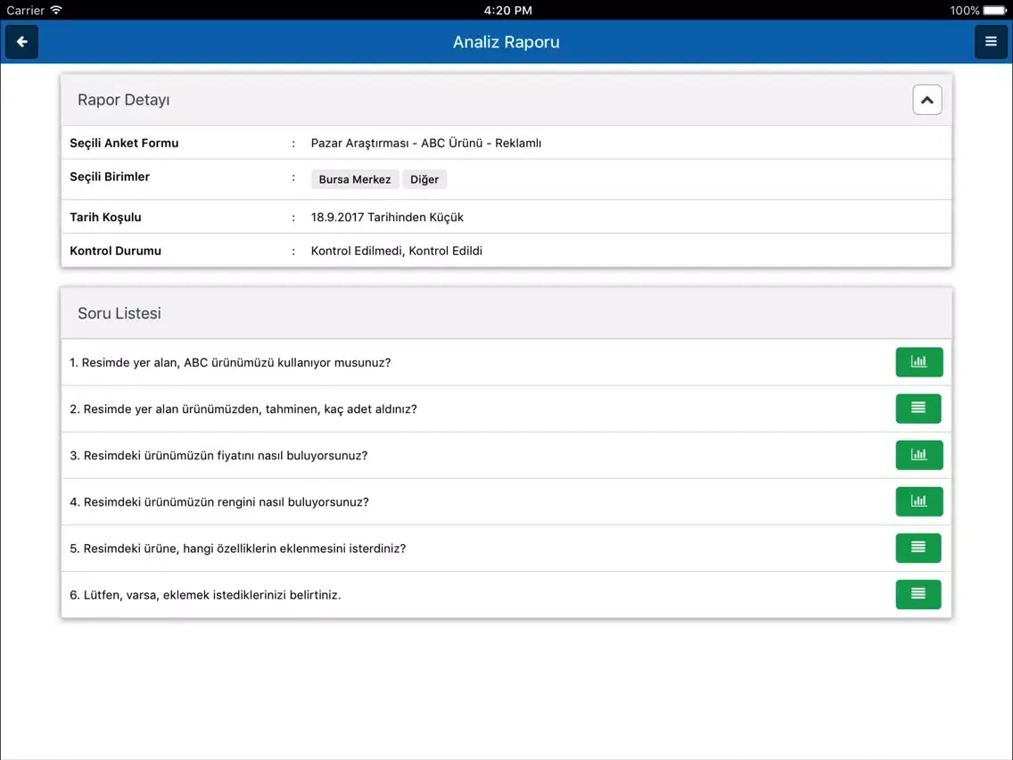 RC Analiz.V1 iPad 应用截图