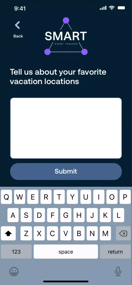 Securitas Smart Event Tracker Screenshots