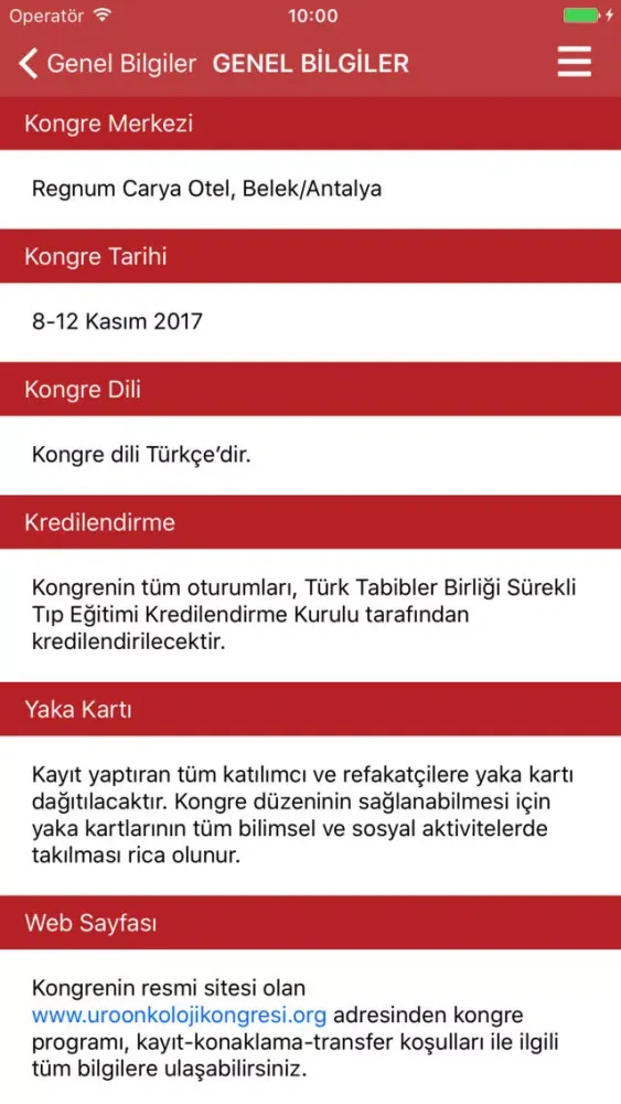13. Üroonkoloji Kongresi應用截圖
