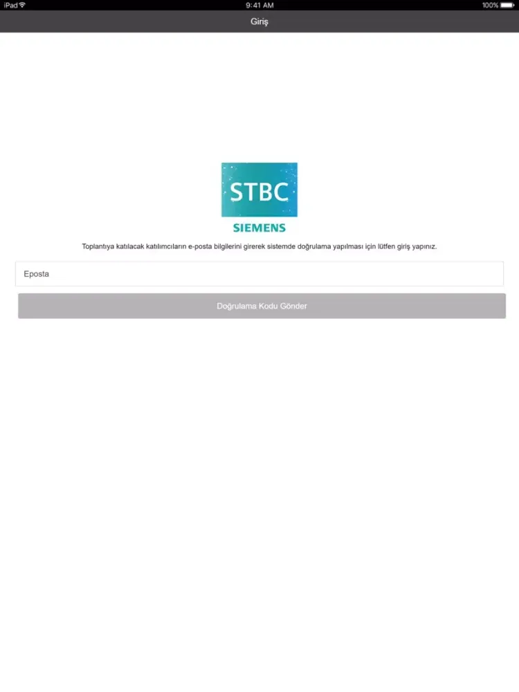 Ảnh chụp màn hình của STBC iPad 