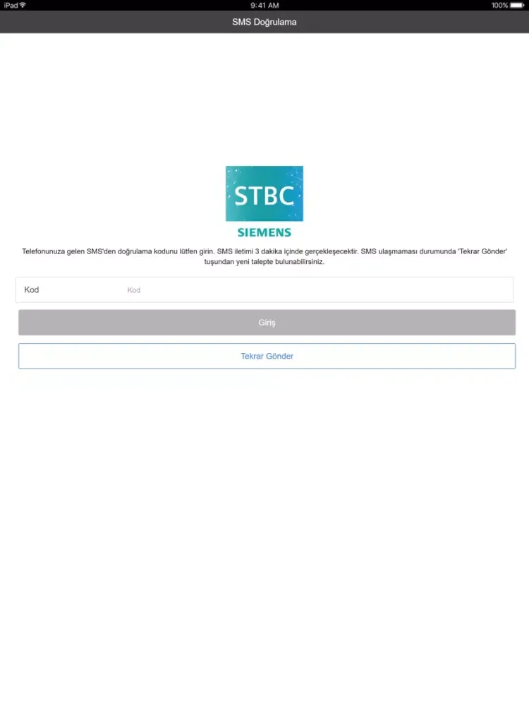 Ảnh chụp màn hình của STBC iPad 