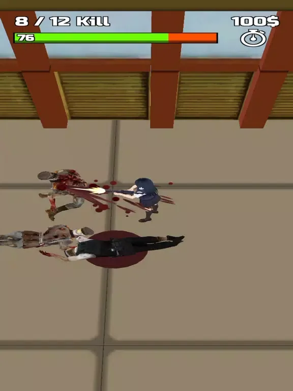 Anime Girls vs Zombies iPad  سکرین شاٹس