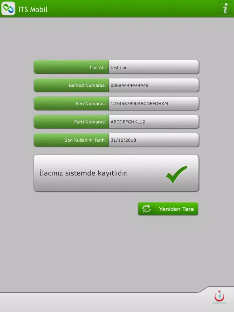 Capturas de tela do İlaç Takip Sistemi Mobil iPad 