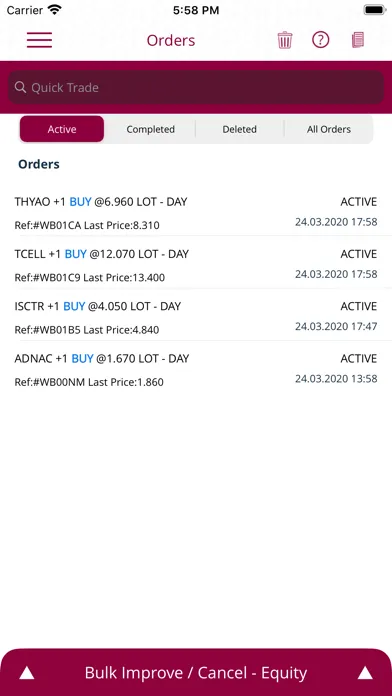 Alternatif Trader स्क्रीनशॉट