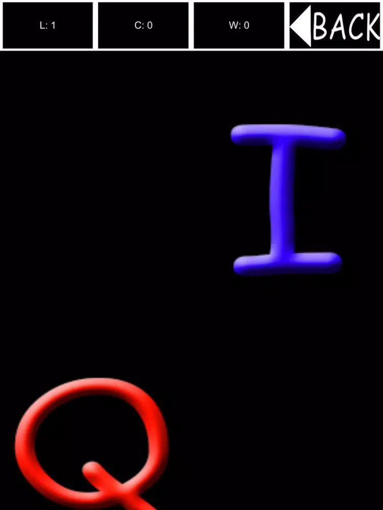 Letters Game iPad  سکرین شاٹس