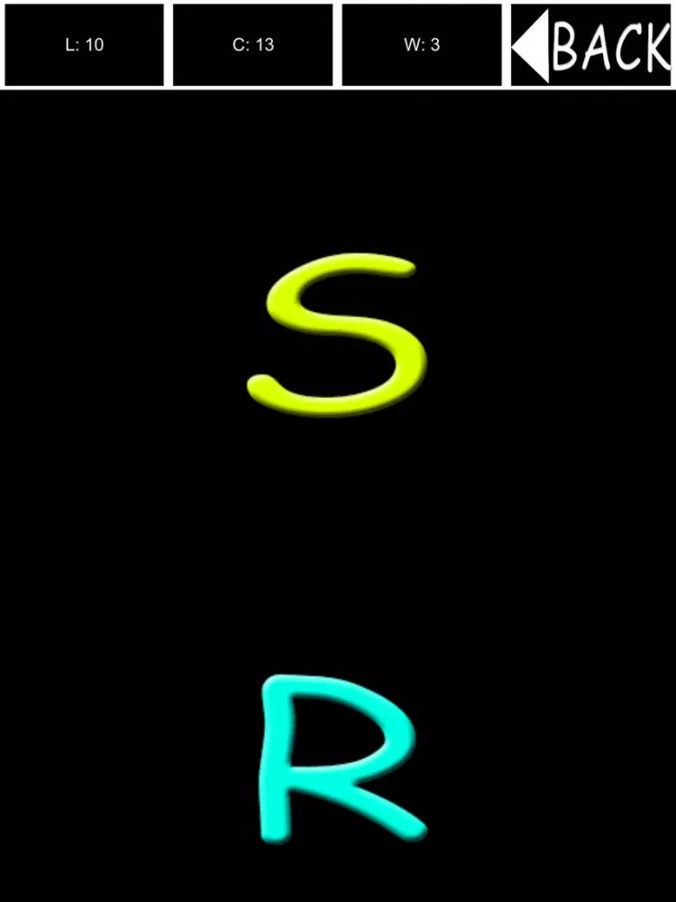 Letters Game iPad  سکرین شاٹس