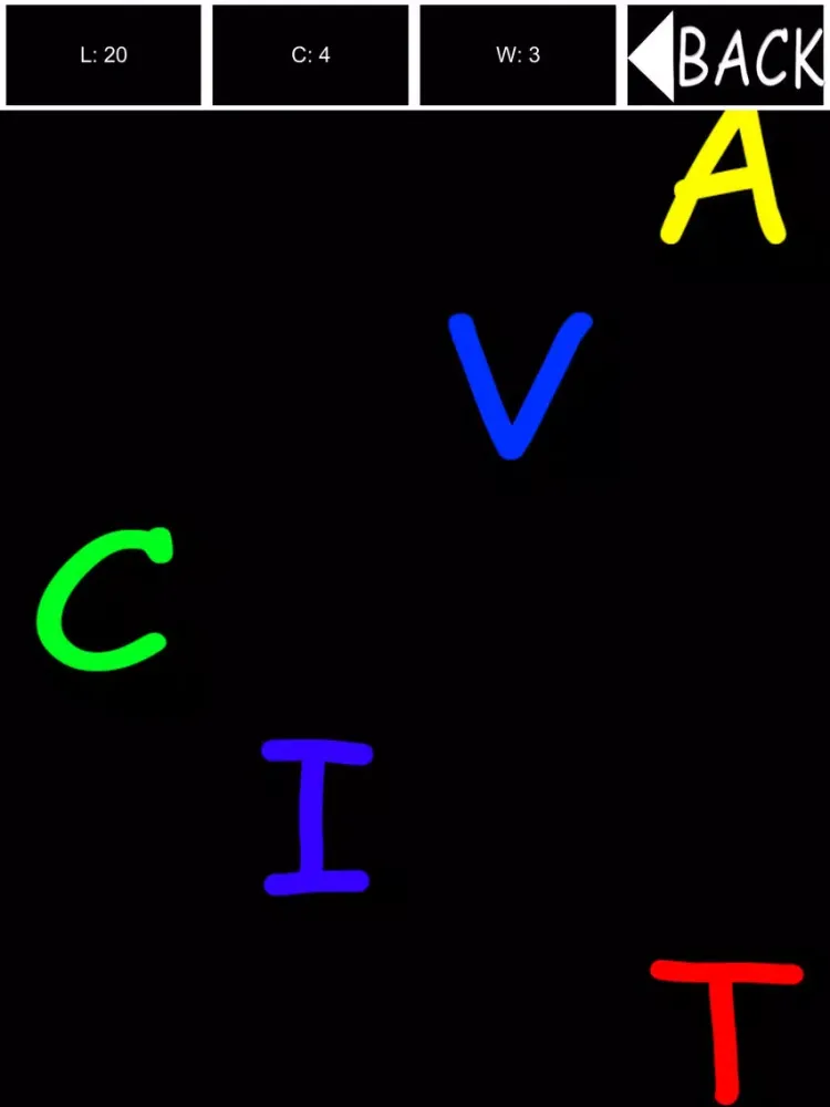 Letters Game iPad  سکرین شاٹس