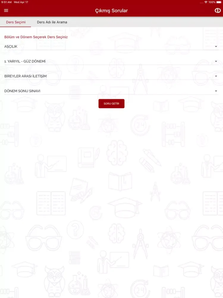 Zrzuty ekranu Anadolu AÖS Sorular iPad 