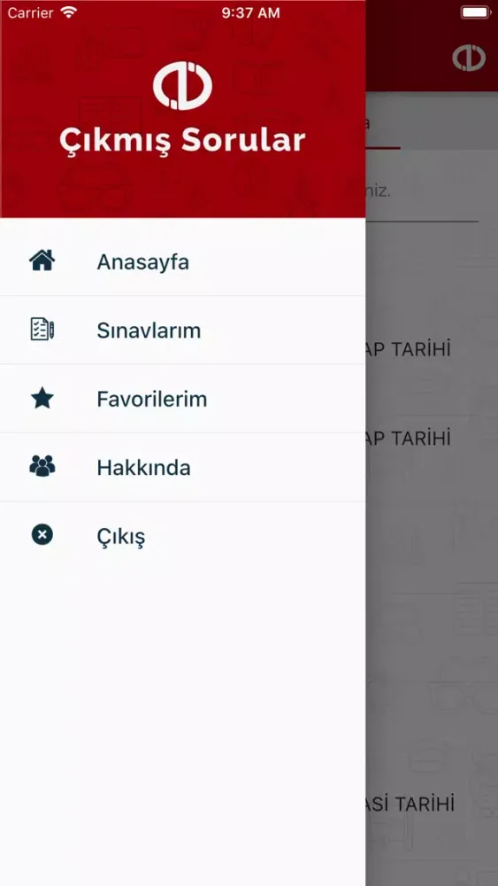 Zrzuty ekranu Anadolu AÖS Sorular