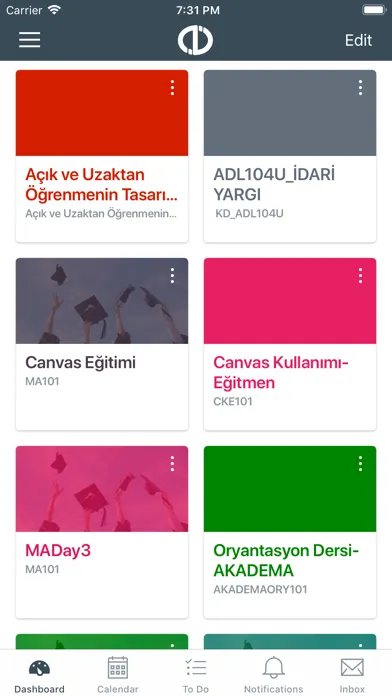 Capturas de tela do Anadolu ÖYS