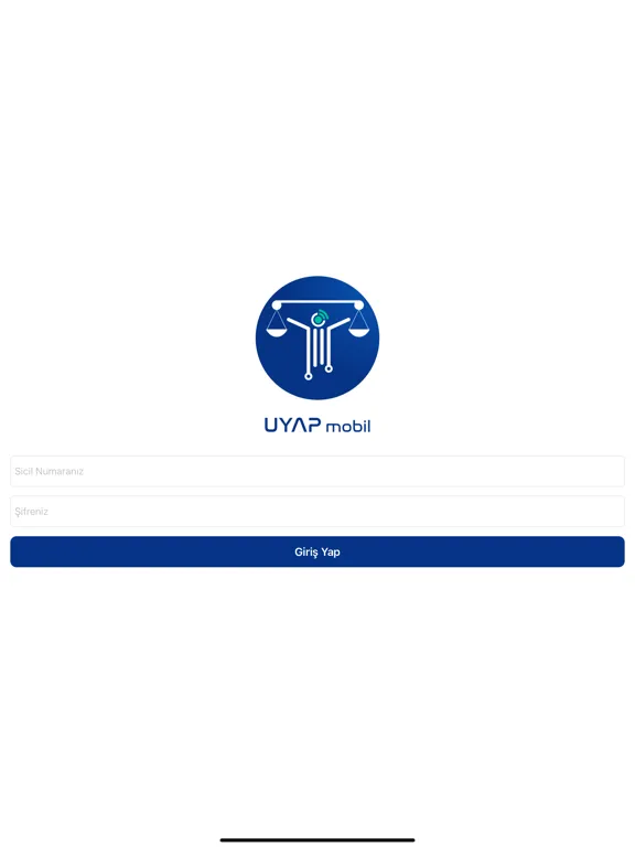 UYAP Mobil iPad  Ekran Görüntüleri