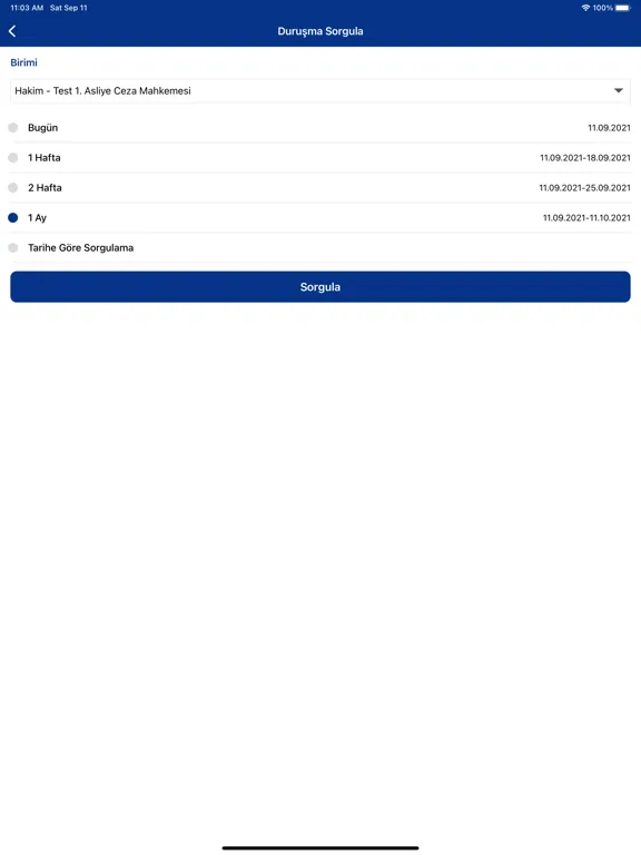 UYAP Mobil iPad  Ekran Görüntüleri