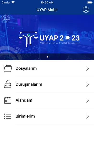UYAP Mobil Ekran Görüntüleri