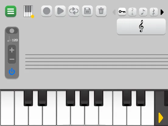 ภาพหน้าจอของ Müzik Defteri iPad 