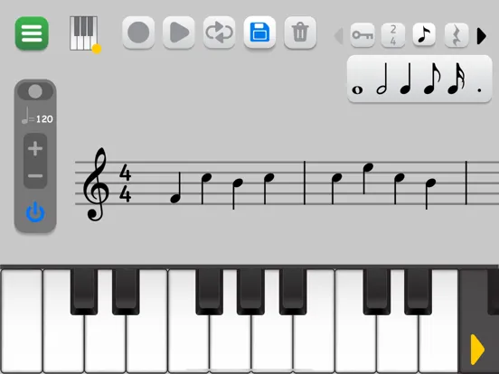 ภาพหน้าจอของ Müzik Defteri iPad 