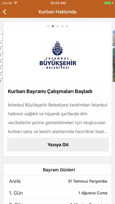 İBB Kurban سکرین شاٹس