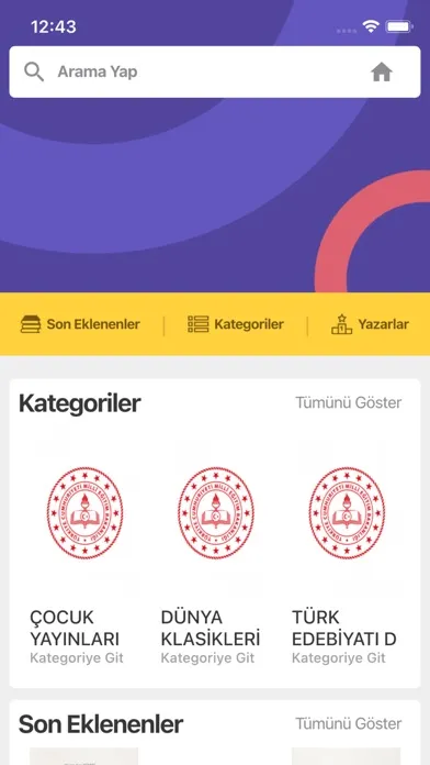 Screenshot di MEB Kültür Yayınları