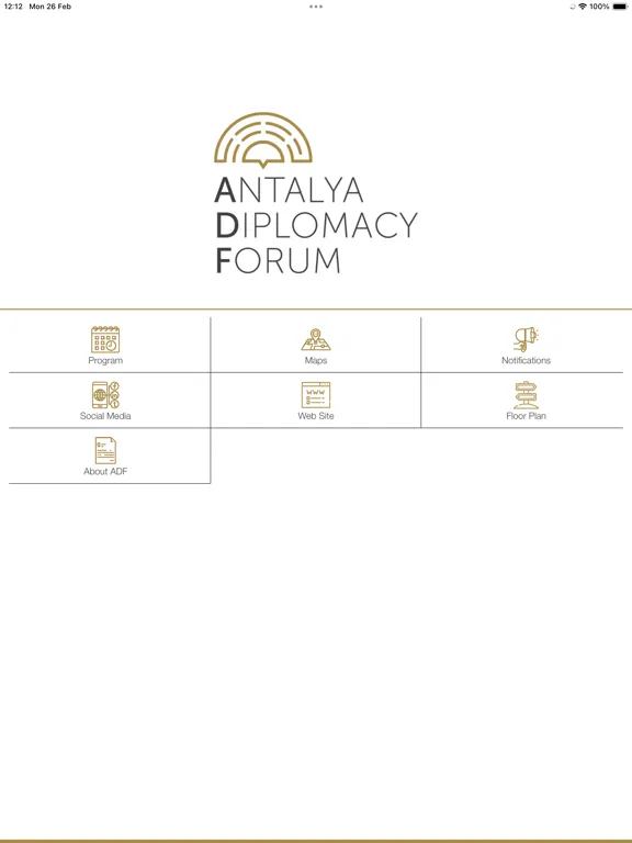 Antalya Diplomacy Forum iPad  Ekran Görüntüleri