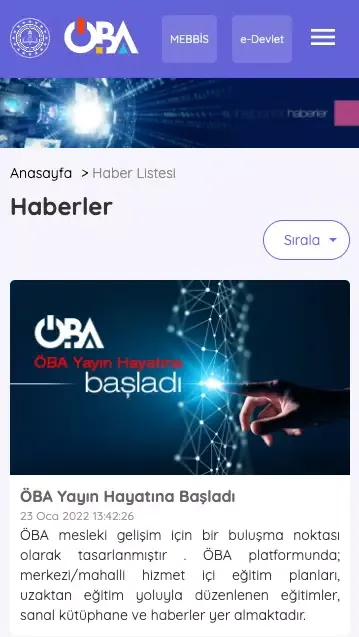 OBA 스크린샷