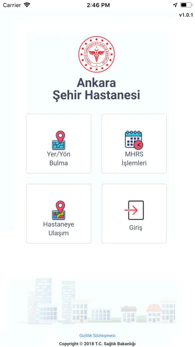 Capturas de pantalla de Ankara Şehir Hastanesi