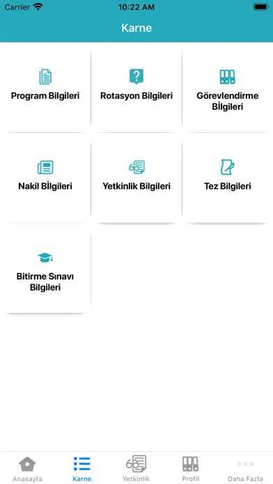 تصاویر Uzmanlık Eğitimi Takip Sistemi