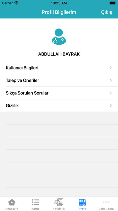تصاویر Uzmanlık Eğitimi Takip Sistemi