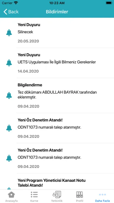 تصاویر Uzmanlık Eğitimi Takip Sistemi