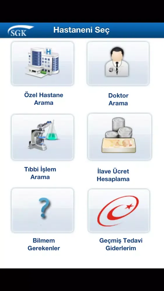SGK Hastaneni Seç应用截图
